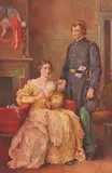 S. Bingham, Civil War Officer Delivering Letter, Watercolor