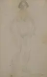 Abraham Walkowitz, Standing Female Nude