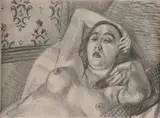 Henri Matisse, LE REPOS DU MODELE 1924, (P. 89), plate 29, second (final) state, Lithograph on Chine volant