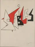 Grand Stabiles by Alexander Calder, Color lithograph, sold Jun 2005