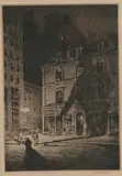 Martin Lewis, The Great Shadow (34Th Street and Madison Avenue), 1935 (M 33)