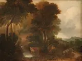 Thomas Gainsborough, Untitled, PASTORAL IDYLL, oil on canvas