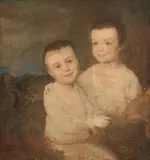 Thomas Gainsborough, Untitled, TWO CHILDREN IN WHITE, oil on canvas