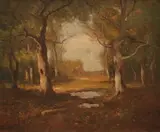 Max Weyl, Rock Creek Park, Oil on canvas
