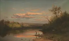 Hendrik Dirk Kruseman van Elten, The Housatonic River, Oil on canvas