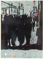 Jack Perlmutter, Beginning of the Day, Color lithograph
