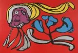 Karl Appel, Floating Flower Passion, Serigraph on BFK Rives paper