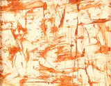 Franklin Van Court, Orange Abstract, Watercolor on paper