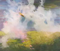 Franklin Rump, First Morning of Fall, Oil on canvas