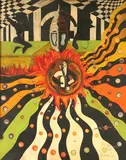 Michael L. Bruno, Sundancers, Oil on canvas