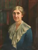 Alphaeus P. Cole, Portrait of a Librarian, Oil on canvas