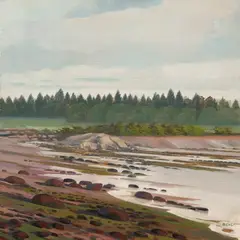 Les Reker, Mt, Oil on board