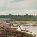 Les Reker, Mt, Oil on board
