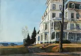 Nicholas Solovioff, Victorian House, Watercolor