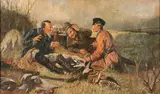 Vladimir Vasilievich Perov, Tales Told During the Hunt, Oil on canvas