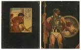 American Illustrators, MAN WITH SWORD BY WINDOW and GLADIATOR: TWO STUDIES, MAN WITH SWORD BY WINDOW and GLADIATOR: TWO STUDIES, oil on paperboard