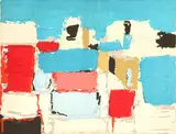 Nicolas de Staël, Mediterranee, Color Silkscreen