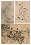 Pierre Bonnard, Engraver, Together with:PAUL SIGNAC (French, 1863-1935) PARIS: LE PONT DES ARTS AVEC REMORQUEURS, etching and drypoint