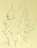 Poppi Un Mommi by George Grosz, Lithograph, sold Sep 2005