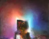 Anderson Giles, Abstract, Oil on canvas