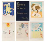 Untitled by Salvador Dalí, CONQUEST DU COSMOS II: SIX PRINT PORTFOLIO, signed in pencil, lower margins, sold Sep 2005