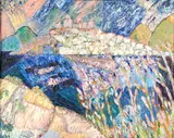 Jacques Fuchs, The Citadel, Oil on board
