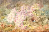 Henrietta Creswell, In the Merry Month of May, Watercolor on paper