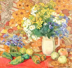 Sofia Ivanova Khrustaleva, Autumn Still Life, Oil on canvas