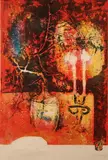 Le Ba Dang, The Chandelier, Pencil signed and sealed lower right margin, numbered 70/250, color lithograph