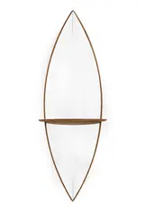 Andrew Varah, Lozenge-shaped wall mirror with a demilune shelf