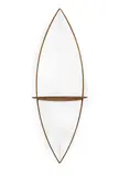 Andrew Varah, Lozenge-shaped wall mirror with a demilune shelf