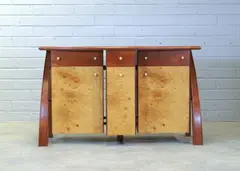 Andrew Varah, Burr maple and thuya wood inlaid sideboard