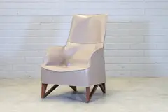 Umberto Asnago, 'Mobuis' leather armchair