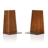 Kai Kristiansen, Pair of zebrawood bookends, 1960s
