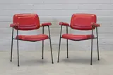 Pierre Paulin, Pair of 'Model CM197' desk chairs