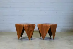 Jorge Zalszupin, 1960s, 1959, the four bentwood rosewood sides joined by a steel frame