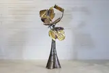 Isabella Faure, Metal and quartz floor lamp