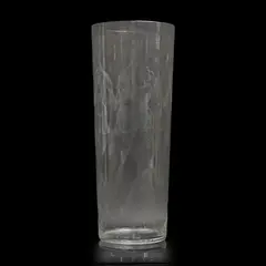 John Hutton, C.1960, an engraved glass vase