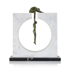 'Gravity' by Lorenzo Quinn, 2013, bronze, sold Apr 2024