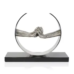 Lorenzo Quinn, 'During Love', 2013, white bronze and stainless steel on a granite plinth