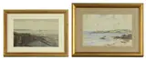 Henry Scott Tuke, Untitled, watercolour 17 x 25cm (2) Provenance: The private collection of the late Sir Donald Cory.