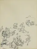 William Heath Robinson, Untitled, pen and ink 38 x 26cm