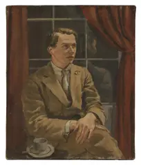 Stephen Bone, Untitled, oil on canvas 61 x 51cm