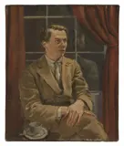 Stephen Bone, Untitled, oil on canvas 61 x 51cm