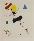 Kazimir Malevich, Untitled, 1936 lithograph in colours