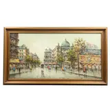 Paisaje citadino by Autor No Identificado, Óleo sobre tela, sold Apr 2024