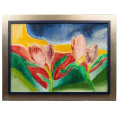 Pizarro, Tulipanes, Mixta sobre tela