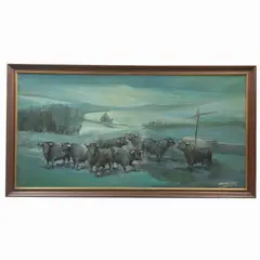 José "pepé" Puente González, Untitled, Óleo sobre tela