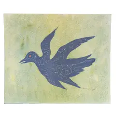 Leonora Carrington, Paloma, 2001, Litografía offset sobre papel guarro sin número de tiraje