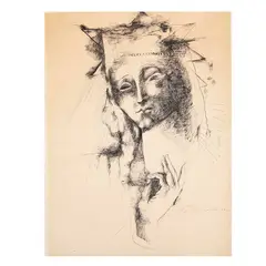 Federico Cantú Garza, Untitled, Tinta sobre papel, doble vista